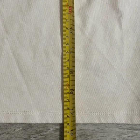 Poster Girl White Baby Tee Size XL Glitter Festival Y2K Soft Girl - Picture 5 of 7